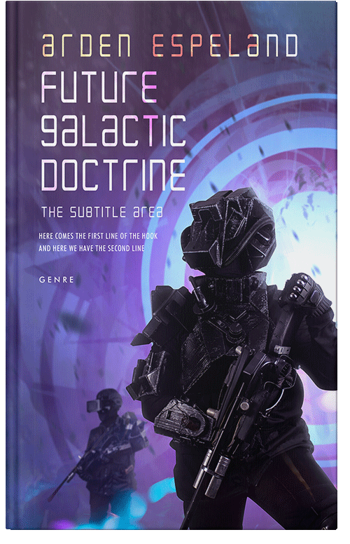Front view of Premade Science Fiction Book Cover - Revolver