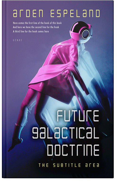 Front view of Premade Science Fiction Book Cover - East Bay