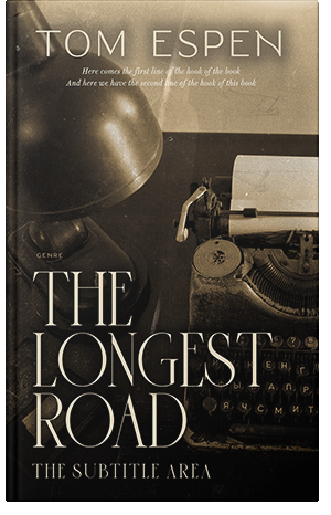 Premade Book Cover Indian Khaki