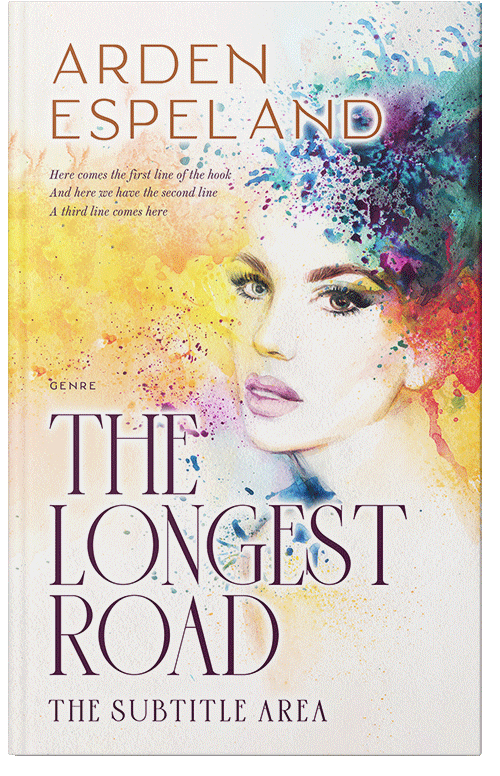 Front view of Premade Romance Book Cover - Spring Wood