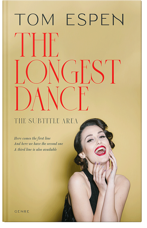 Front view of Premade Chick Lit Book Cover - Calico