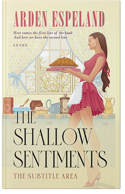 Front view of Premade Chick Lit Book Cover - Aths Special