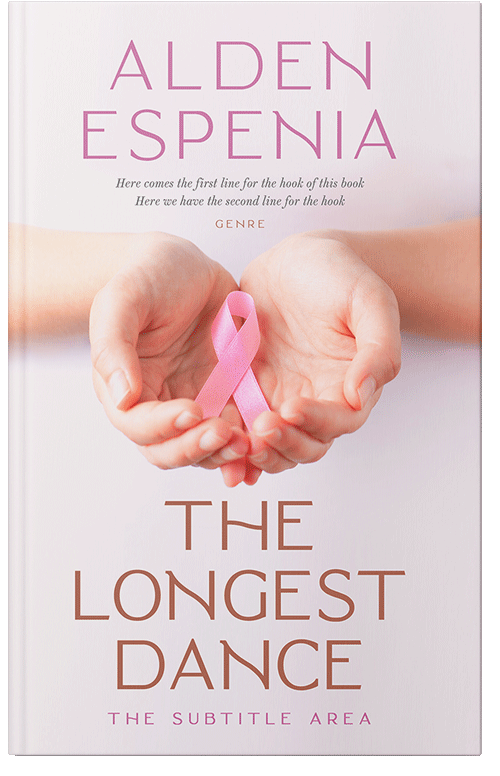 Front view of Premade Health & Mind & Body Book Cover - Dawn Pink