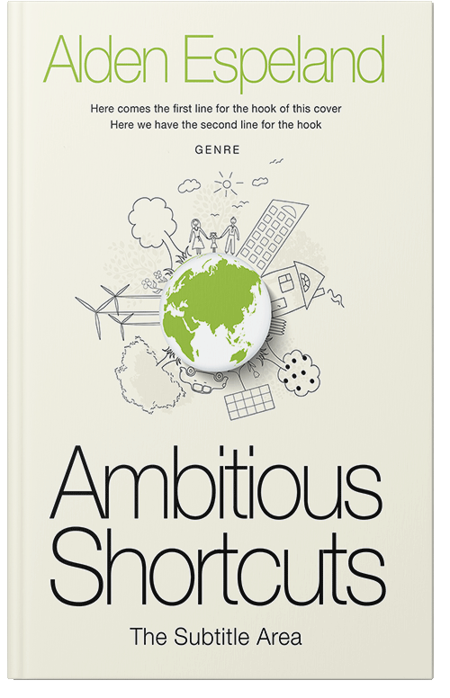 Front view of Premade Environment & Ecology Book Cover - Bianca