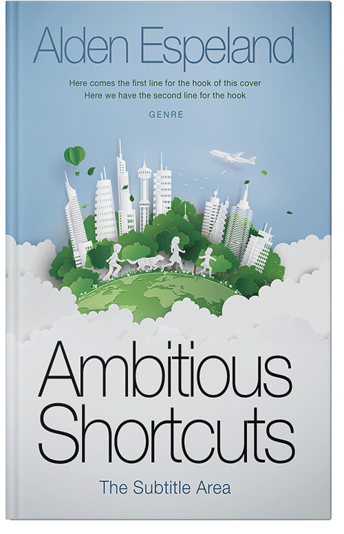 Front view of Premade Environment & Ecology Book Cover - Botticelli