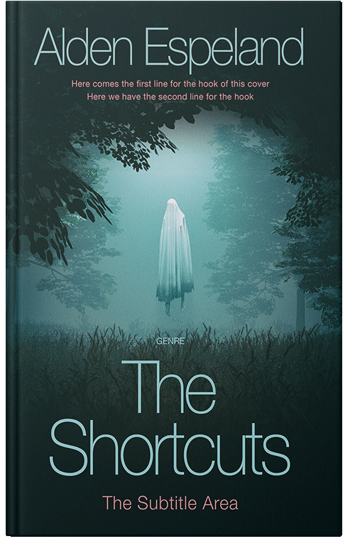 Front view of Premade Horror Book Cover - Firefly