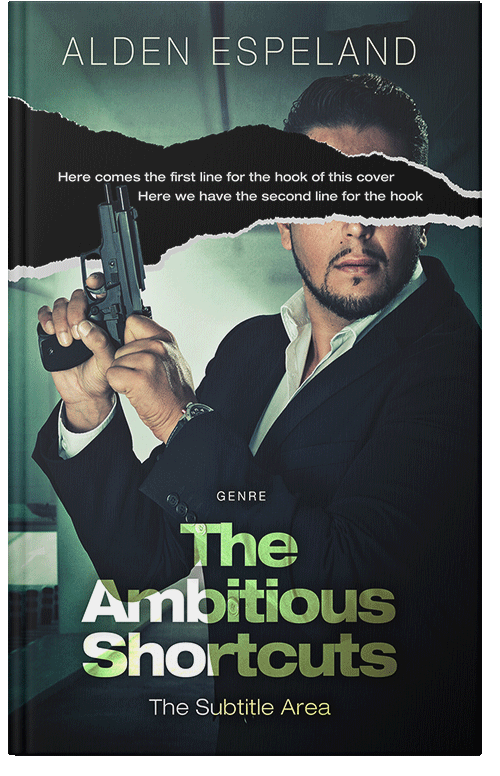 Front view of Premade Mystery & Thriller & Suspense Book Cover - Foggy Gray