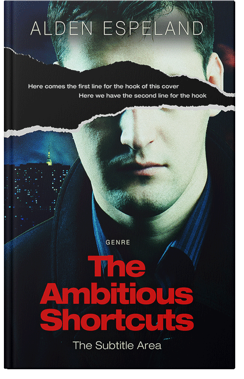 Front view of Premade Mystery & Thriller & Suspense Book Cover - Ebony