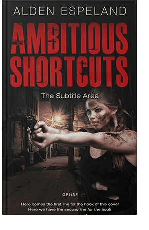 Pre Made Book Cover Medium Carmine