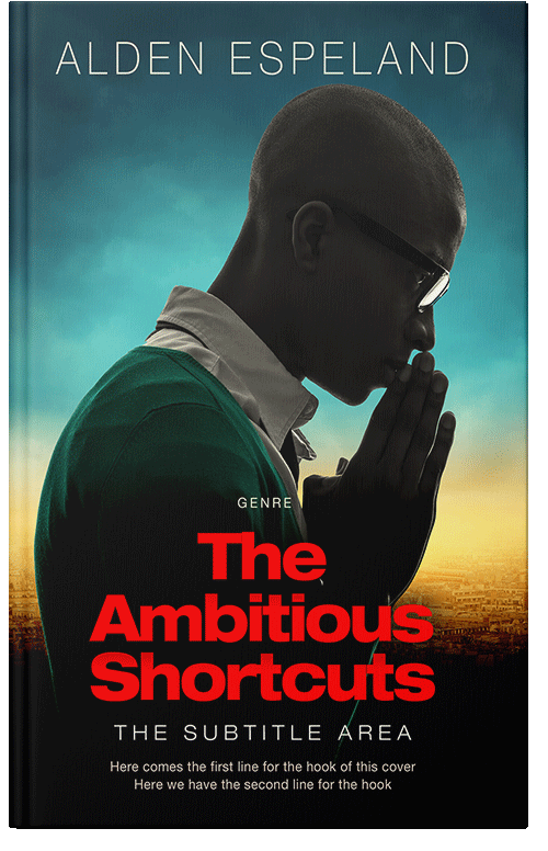 Front view of Premade Mystery & Thriller & Suspense Book Cover - Terracotta