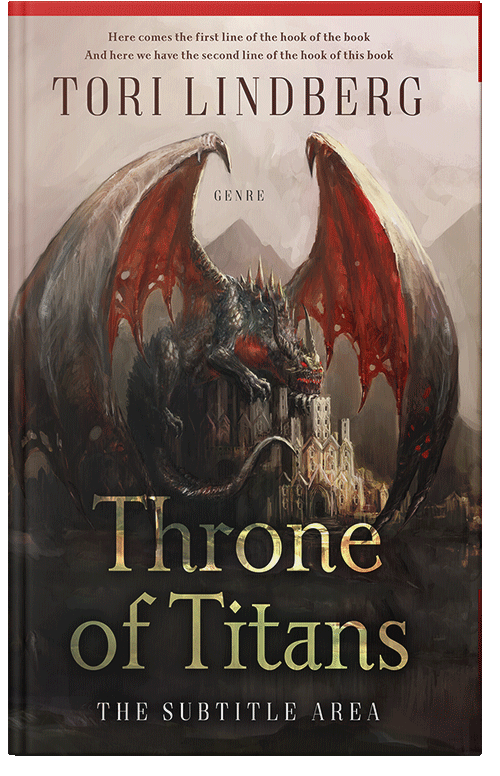 Front view of Premade Fantasy Book Cover - Akaroa