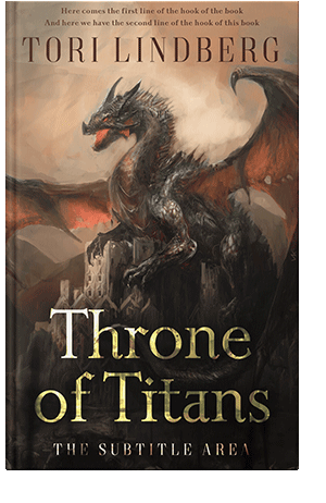 Pre Made Book Cover Tan