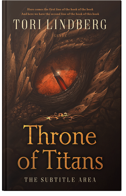 Front view of Premade Fantasy Book Cover - Coffee Bean