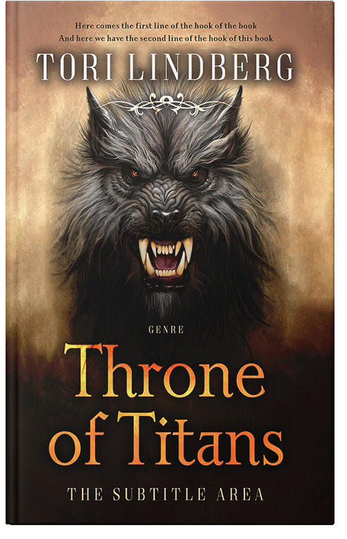 Front view of Premade Fantasy Book Cover - Whiskey