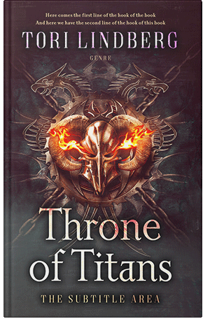 Premade Book Cover Woody Brown