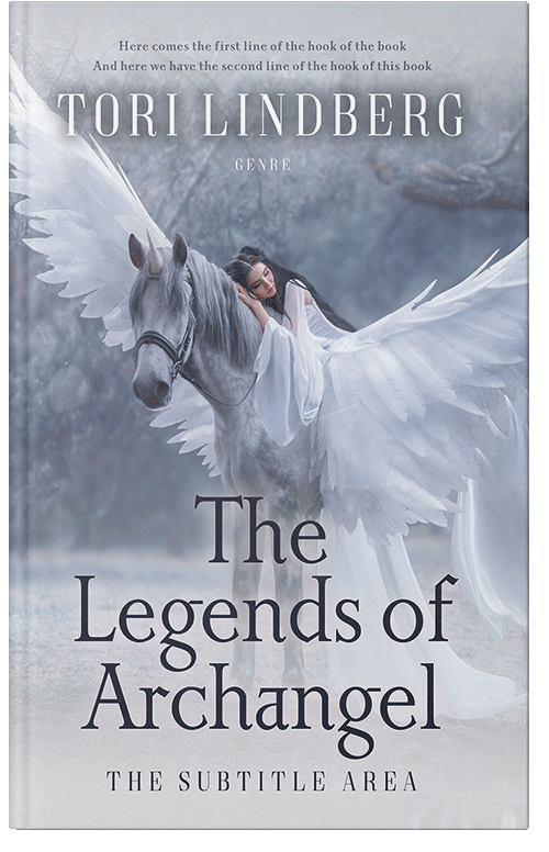 Front view of Premade Fantasy Book Cover - Ghost