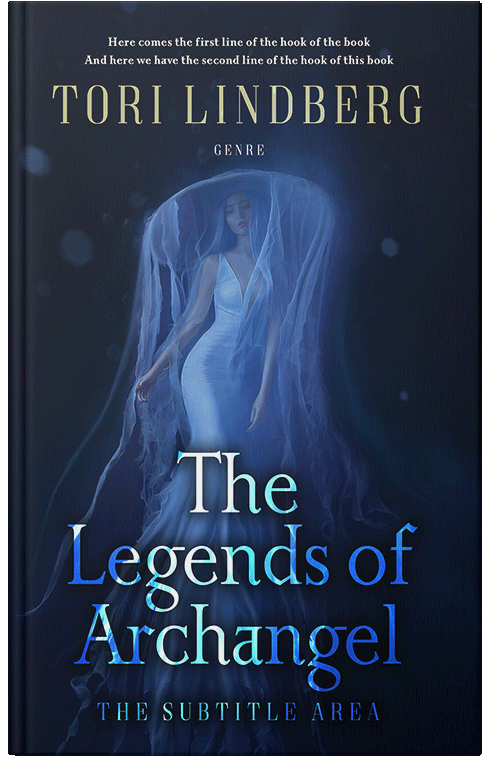 Front view of Premade Fantasy Book Cover - Black Pearl