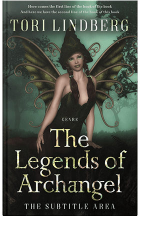 Pre Made Book Cover Log Cabin