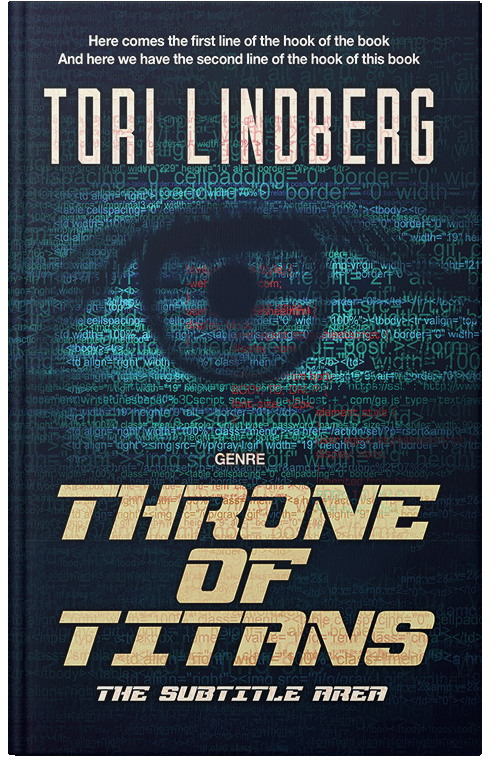 Front view of Premade Mystery & Thriller & Suspense Book Cover - Hampton