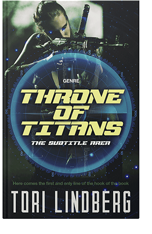 Pre Made Book Cover Ebony Clay