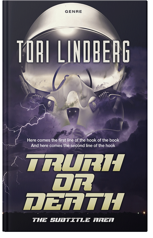 Front view of Premade Action & Adventure Book Cover - Tana