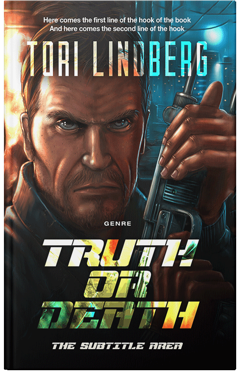 Front view of Premade Science Fiction Book Cover - Brandy