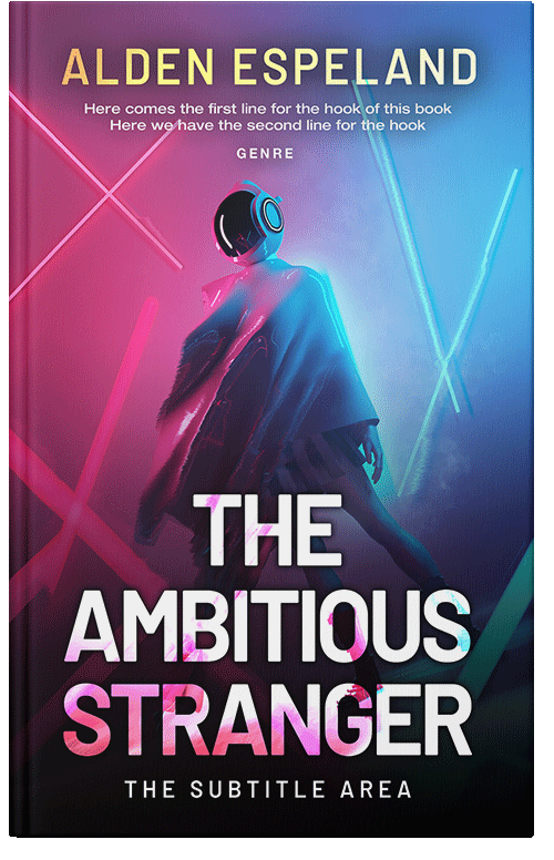 Front view of Premade Science Fiction Book Cover - Hopbush