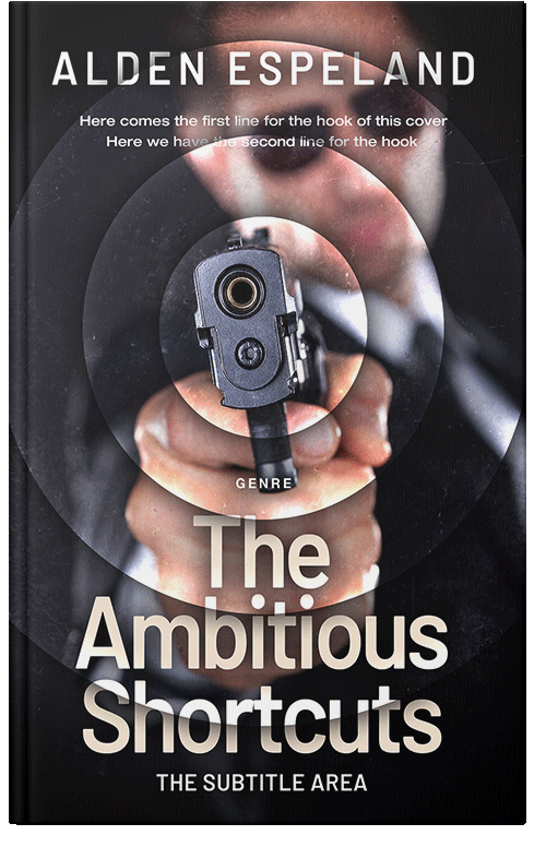 Front view of Premade Mystery & Thriller & Suspense Book Cover - Clam Shell