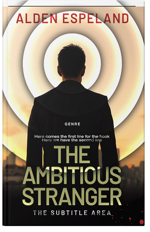 Front view of Premade Mystery & Thriller & Suspense Book Cover - Hampton