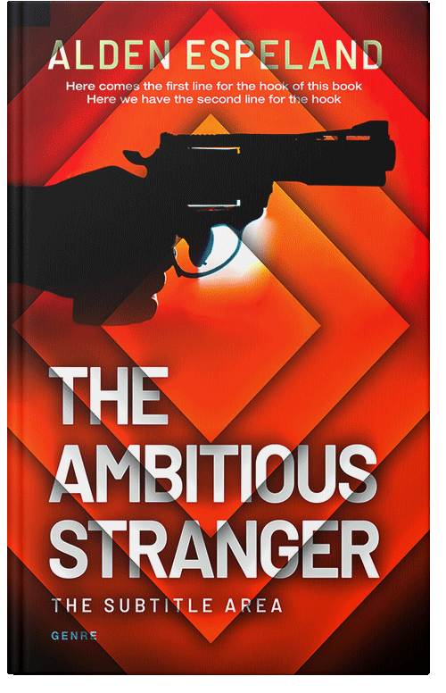 Front view of Premade Mystery & Thriller & Suspense Book Cover - Graphite