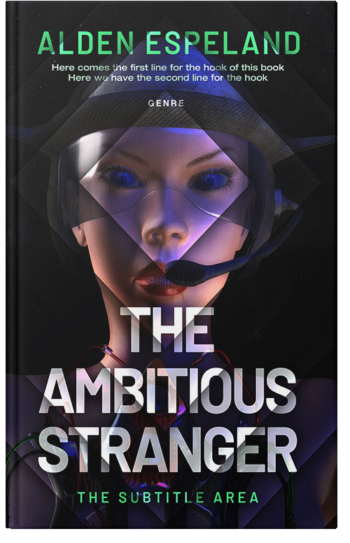 Front view of Premade Science Fiction Book Cover - Cinder