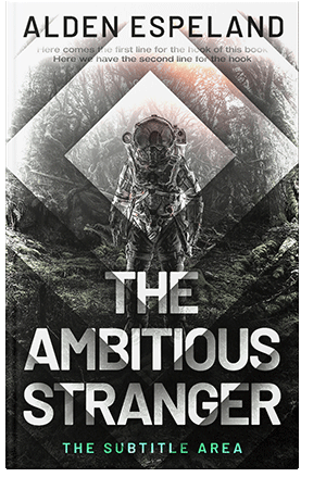 Pre Made Book Cover Swirl