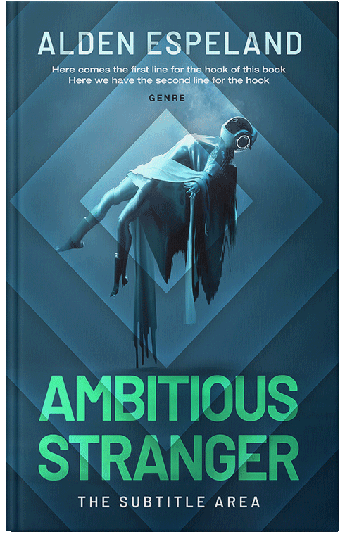 Front view of Premade Science Fiction Book Cover - Blumine