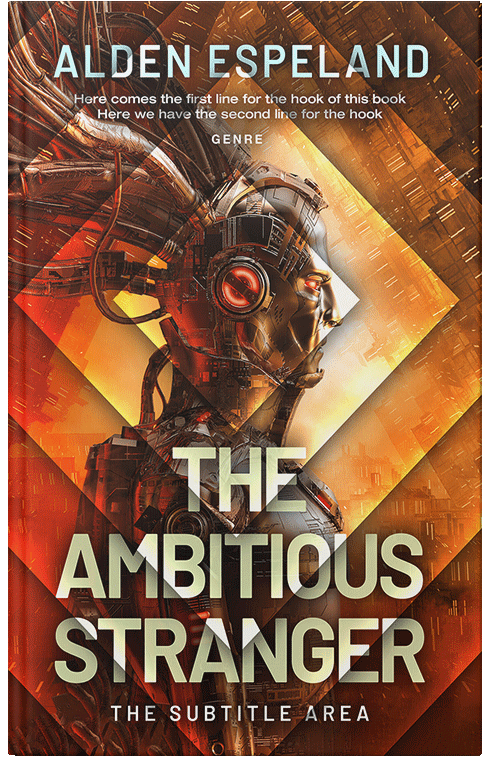 Front view of Premade Science Fiction Book Cover - Red Robin