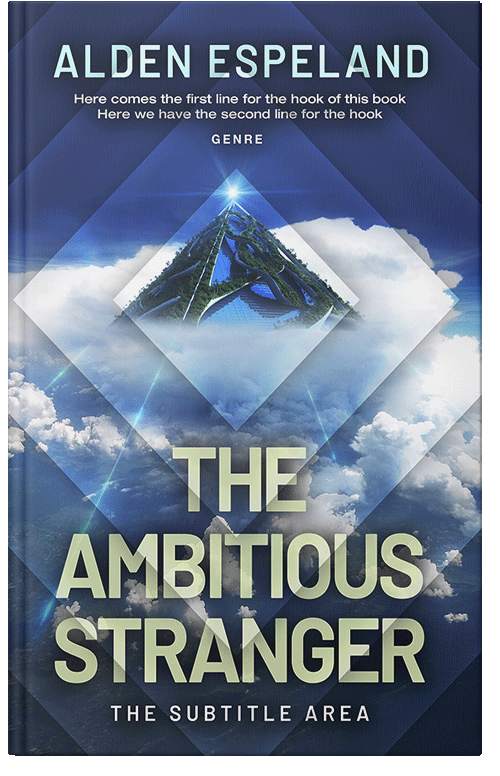 Front view of Premade Science Fiction Book Cover - San Juan