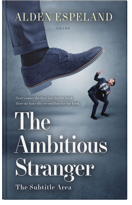 Front view of Premade Business Book Cover - Blue Bayoux