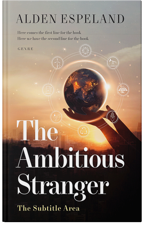 Front view of Premade Environment & Ecology Book Cover - Rodeo Dust