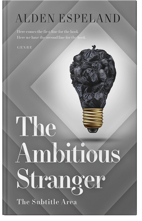 Front view of Premade Environment & Ecology Book Cover - Gray