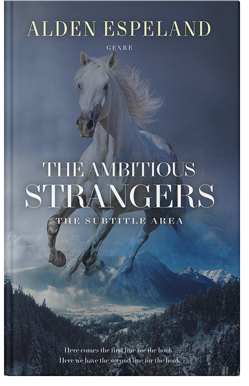 Front view of Premade Western Book Cover - Fiord