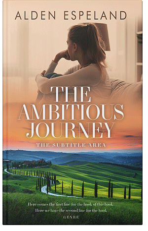 Premade Book Cover Tan