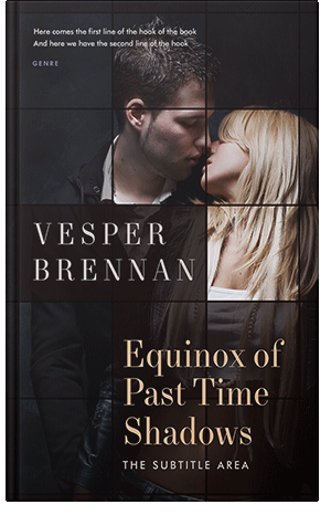Premade Book Cover Cocoa Brown