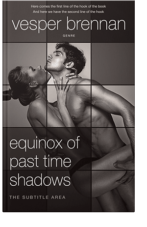 Pre Made Book Cover Cocoa Brown