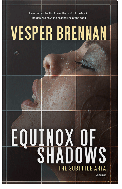 Front view of Premade Erotica Book Cover - Cocoa Brown