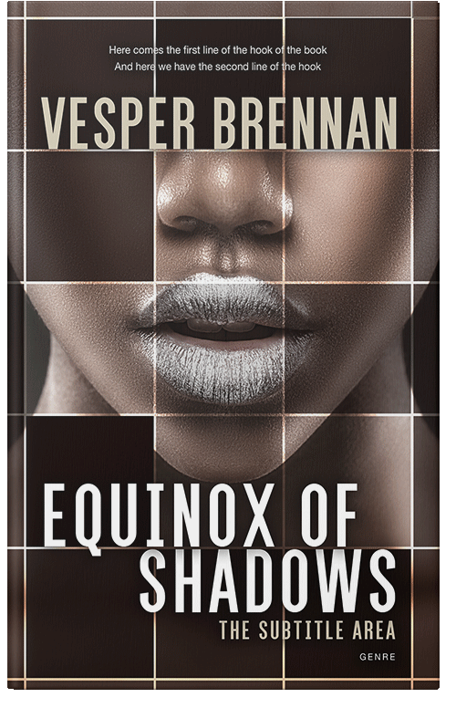 Front view of Premade Teen & Young Adult Book Cover - Bison Hide