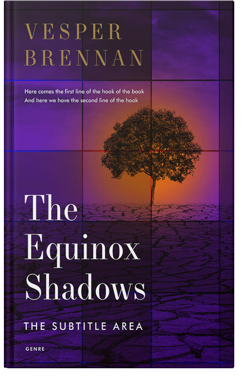 Front view of Premade Nature Book Cover - Valentino