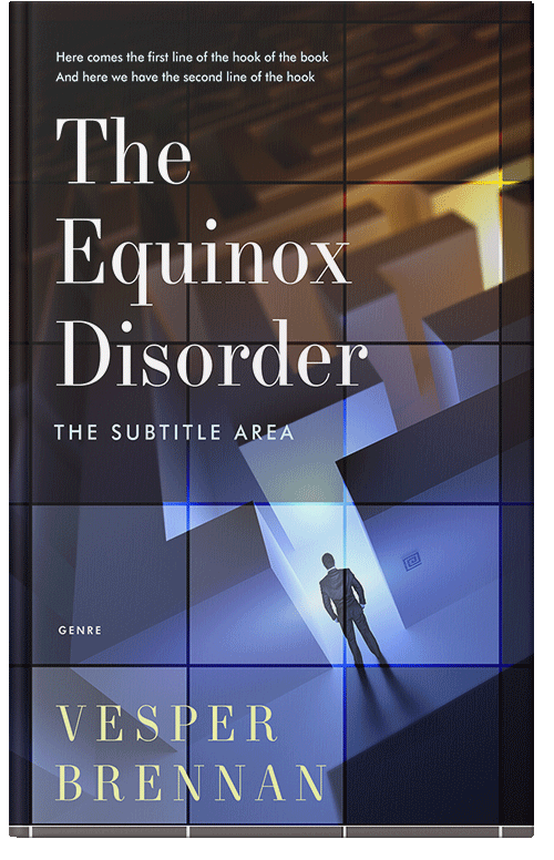 Front view of Premade Business Book Cover - Baltic Sea