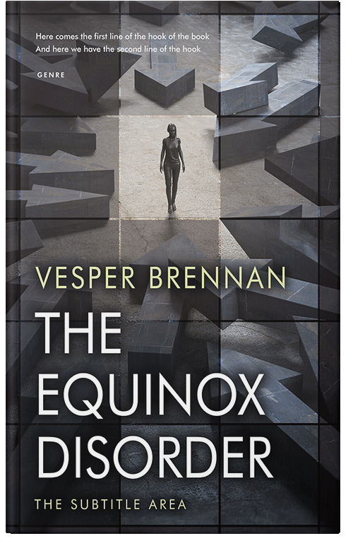 Front view of Premade Self-Improvement & Self-Help Book Cover - Baltic Sea