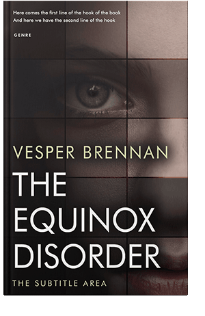 Pre Made Book Cover Cocoa Brown