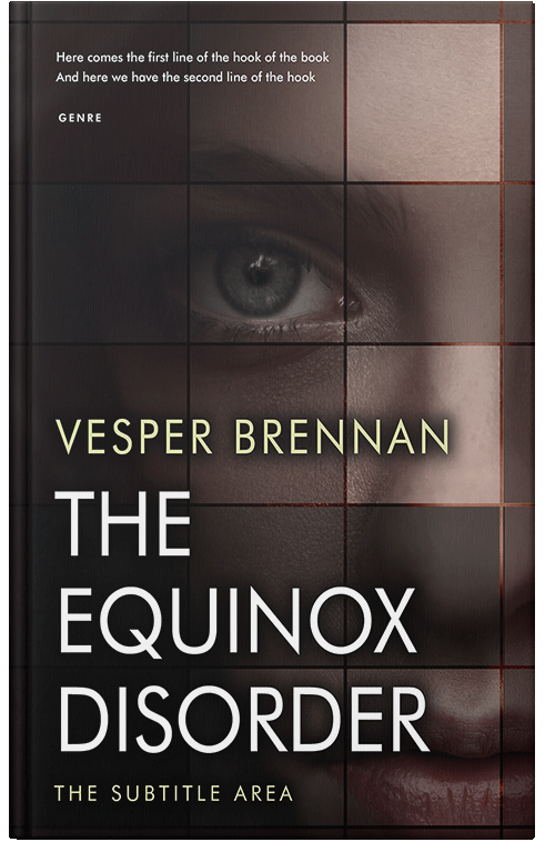 Front view of Premade Mystery & Thriller & Suspense Book Cover - Cocoa Brown