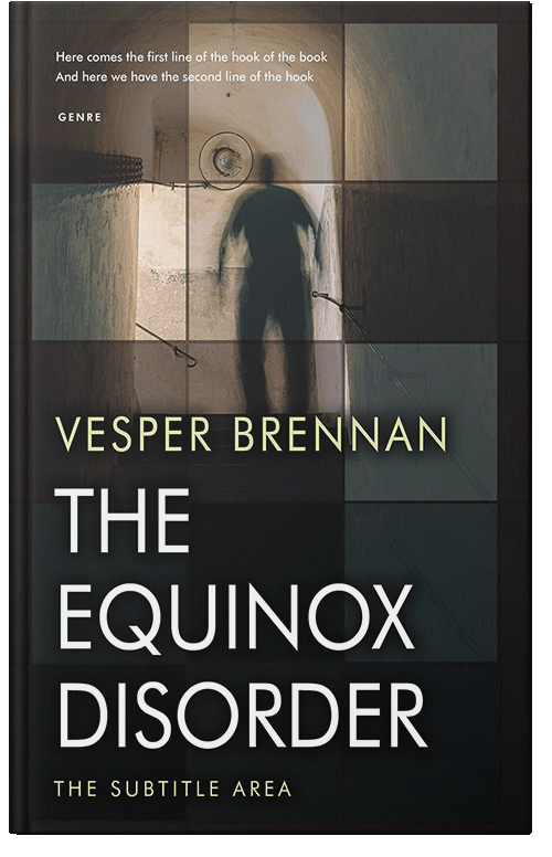 Front view of Premade Mystery & Thriller & Suspense Book Cover - Heavy Metal